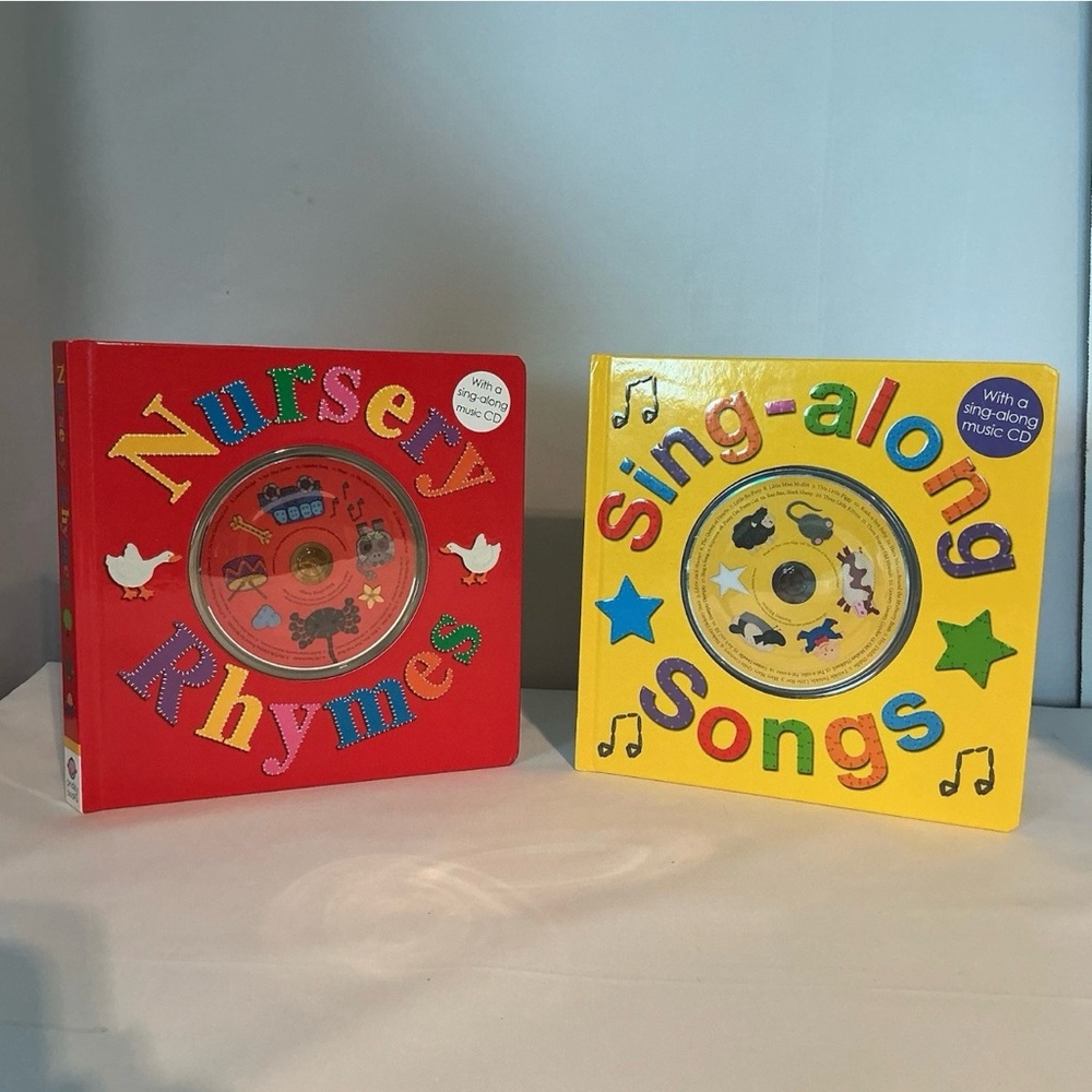 Nursery Rhymes and Sing-along Songs Book Set with CDs